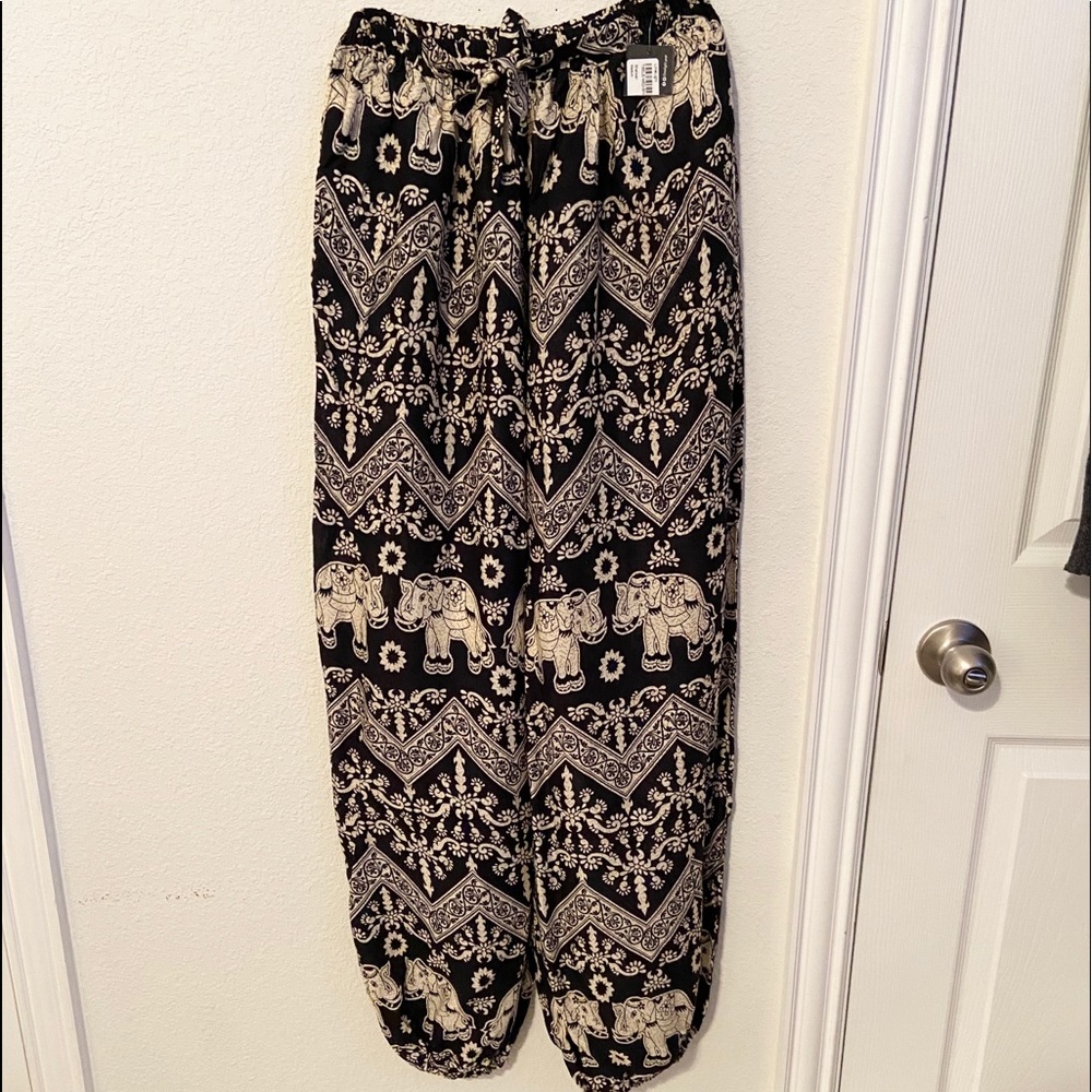 Women/Girls Linen print Summer pants by Limelight